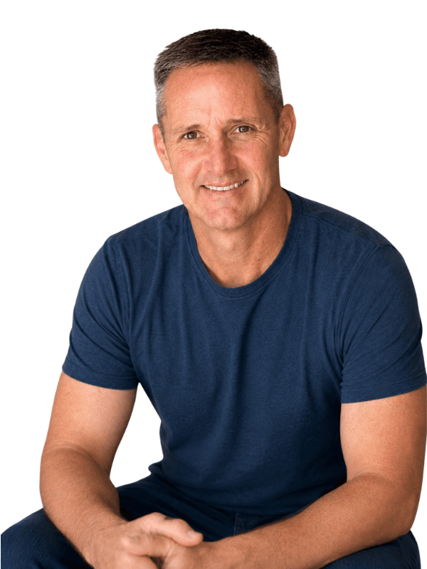Ryan Penny, seated